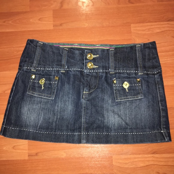 Denim mini skirt size 3 - Picture 1 of 6